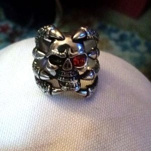 Stainless Steel Skull Ring